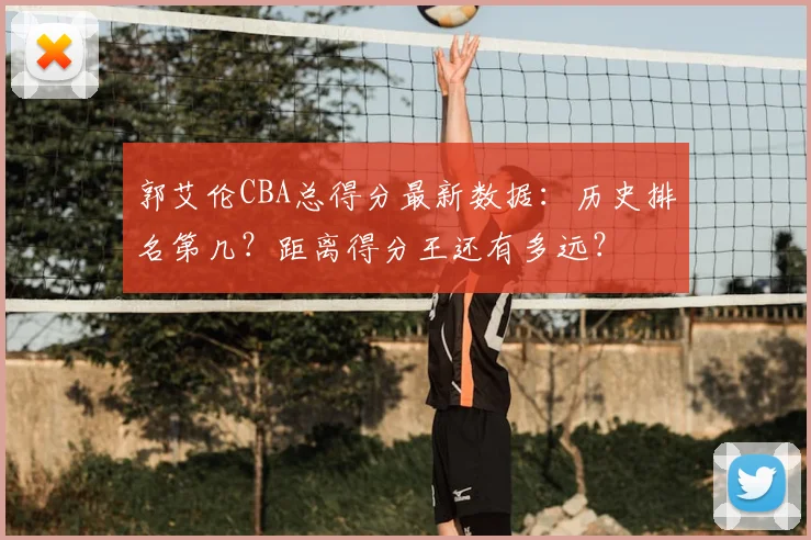 郭艾伦CBA总得分最新数据:历史排名第几?距离得分王还有多远?